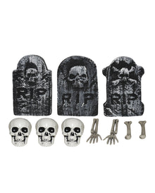10 Stück Mini Friedhof Parts im Säckchen