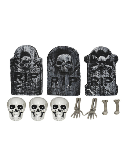 10 Pieces Mini Cemetery Parts In A Small Bag