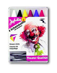 Bunte Schminkstifte mit Spitzer