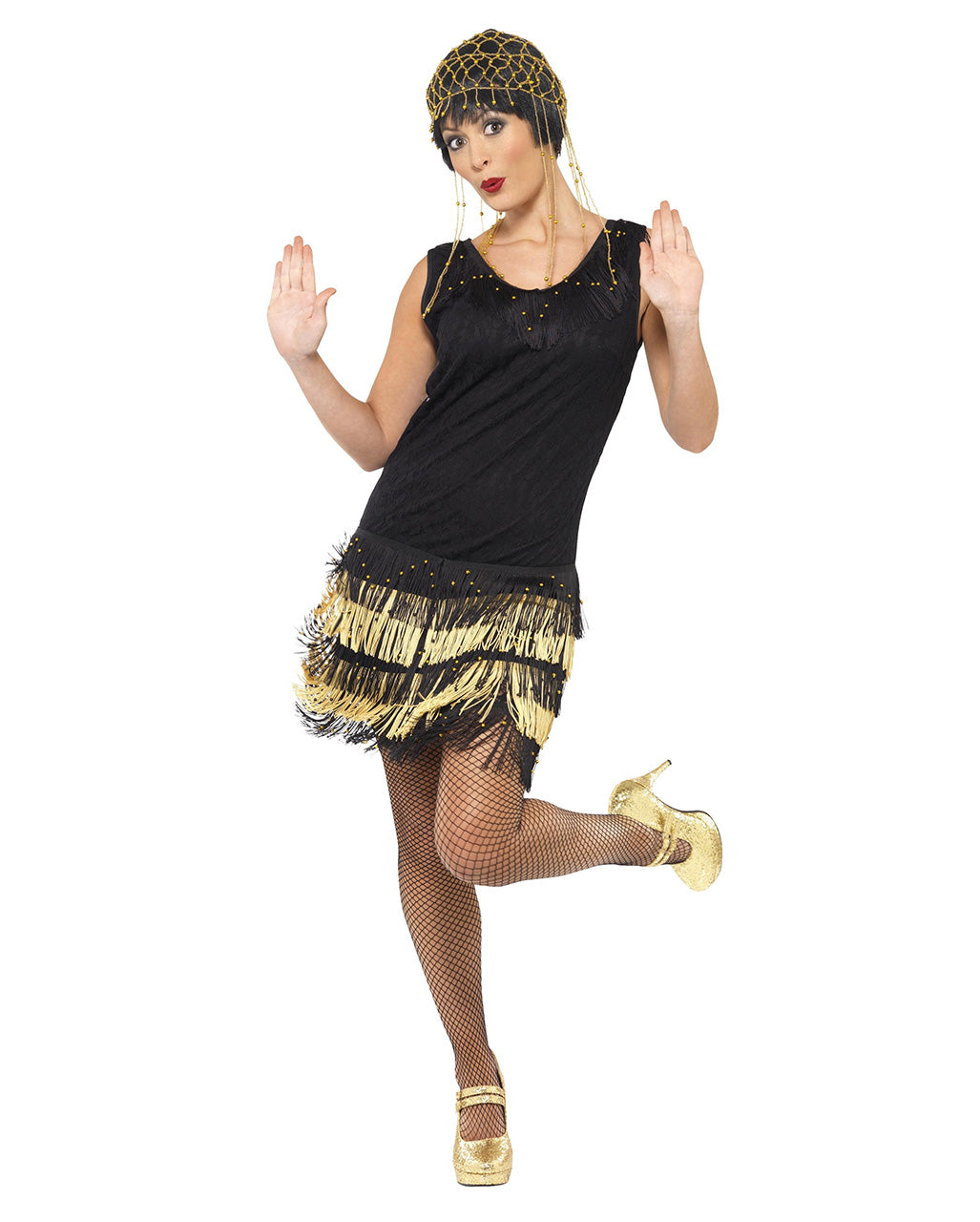 20er Jahre Flapper Kostüm mit Fransen