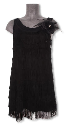 20er Jahre Kleid schwarz