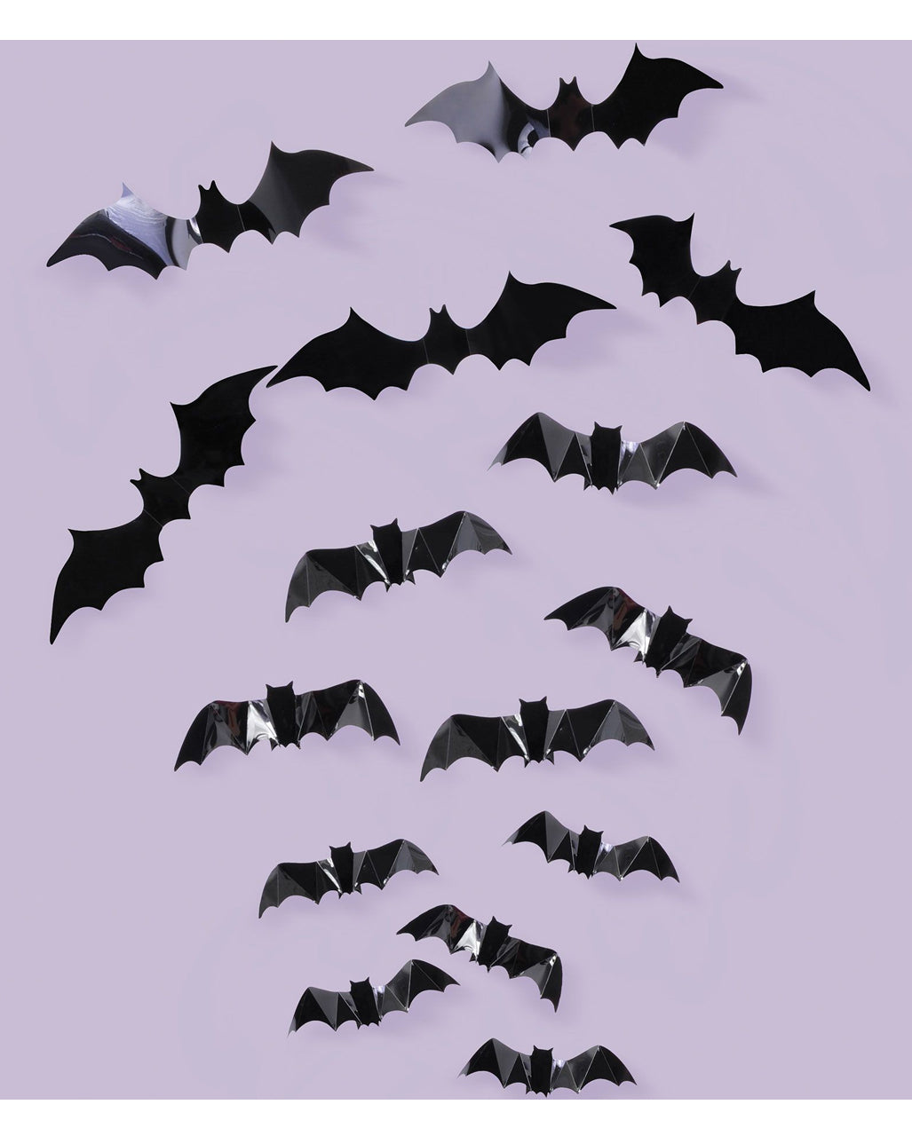 3D Fledermaus Wandsticker 15 St.