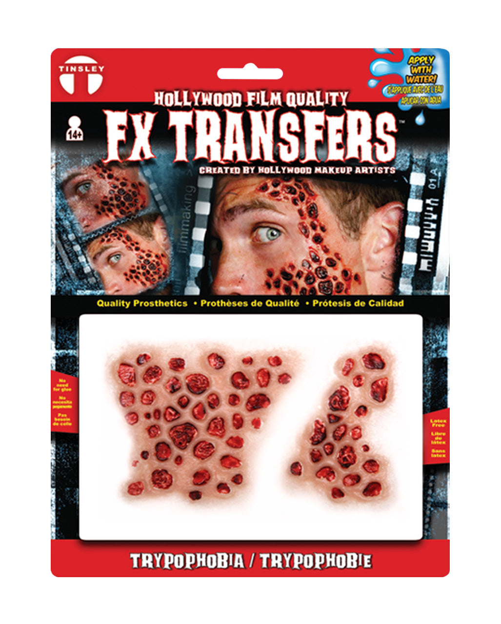 3D FX Transfer Tattoo Wunde Tripophobie