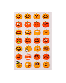 3D Halloween Kürbis Aufkleber