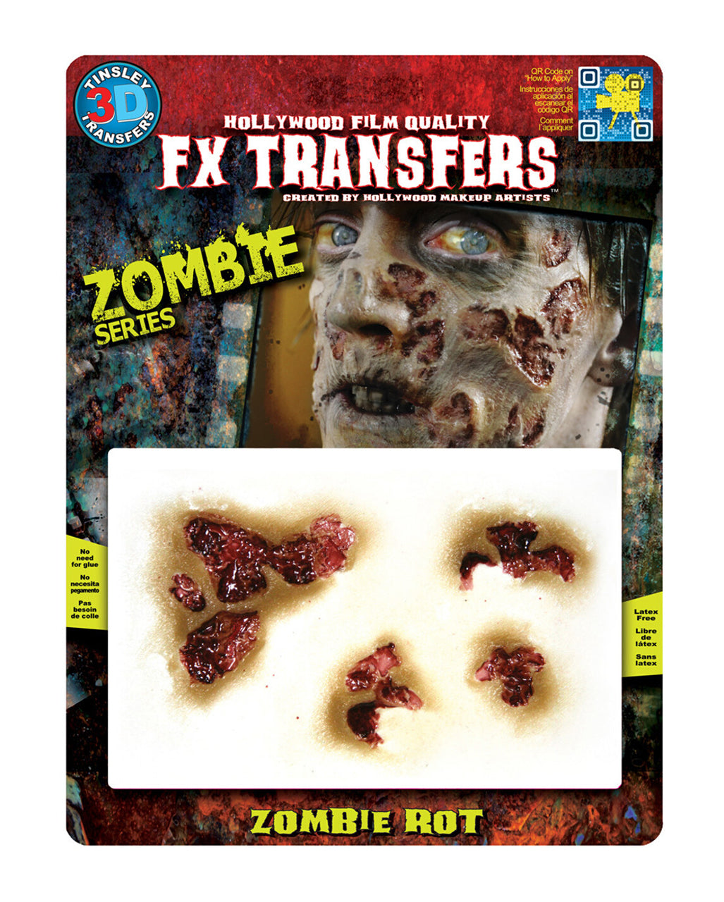 Zombie Wunden in 3D Optik