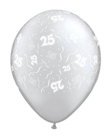 25 Jahre Luftballons 5 St.