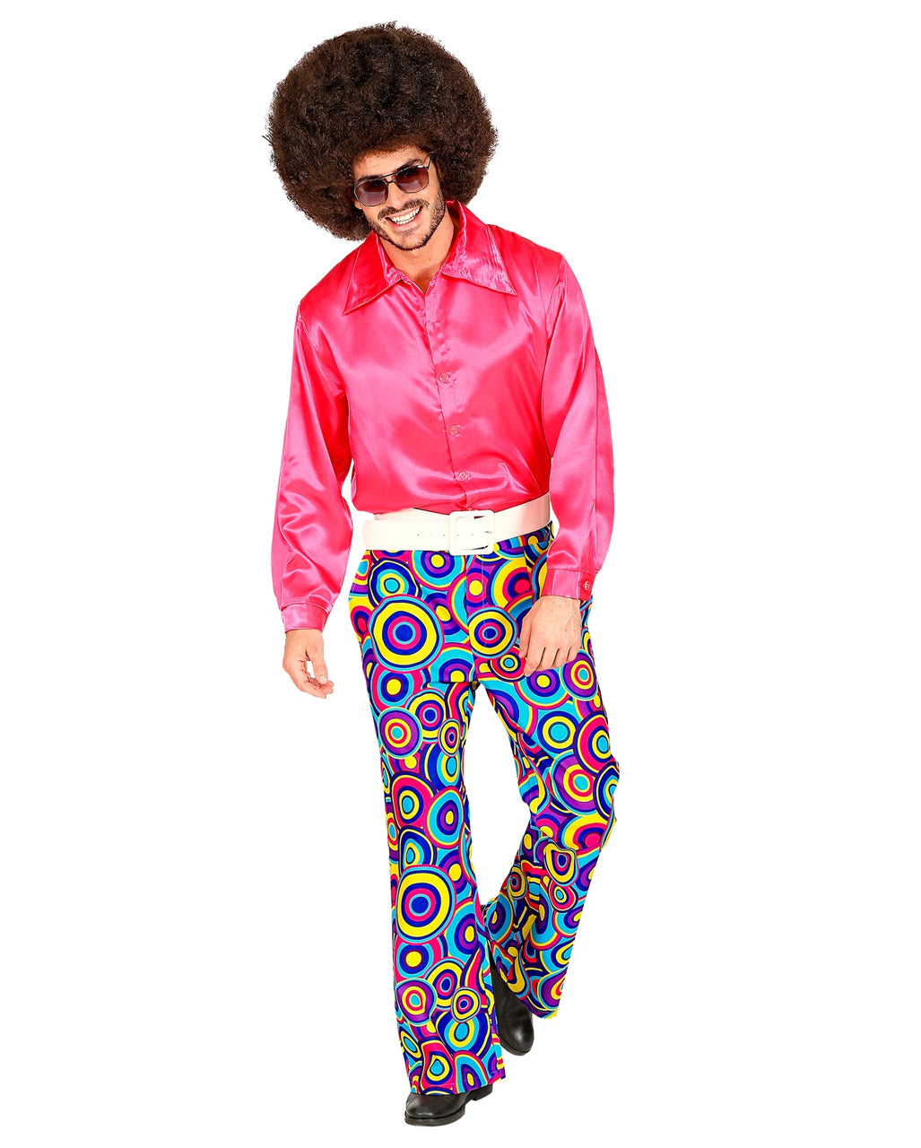 70ies Hose Bubbles Blau