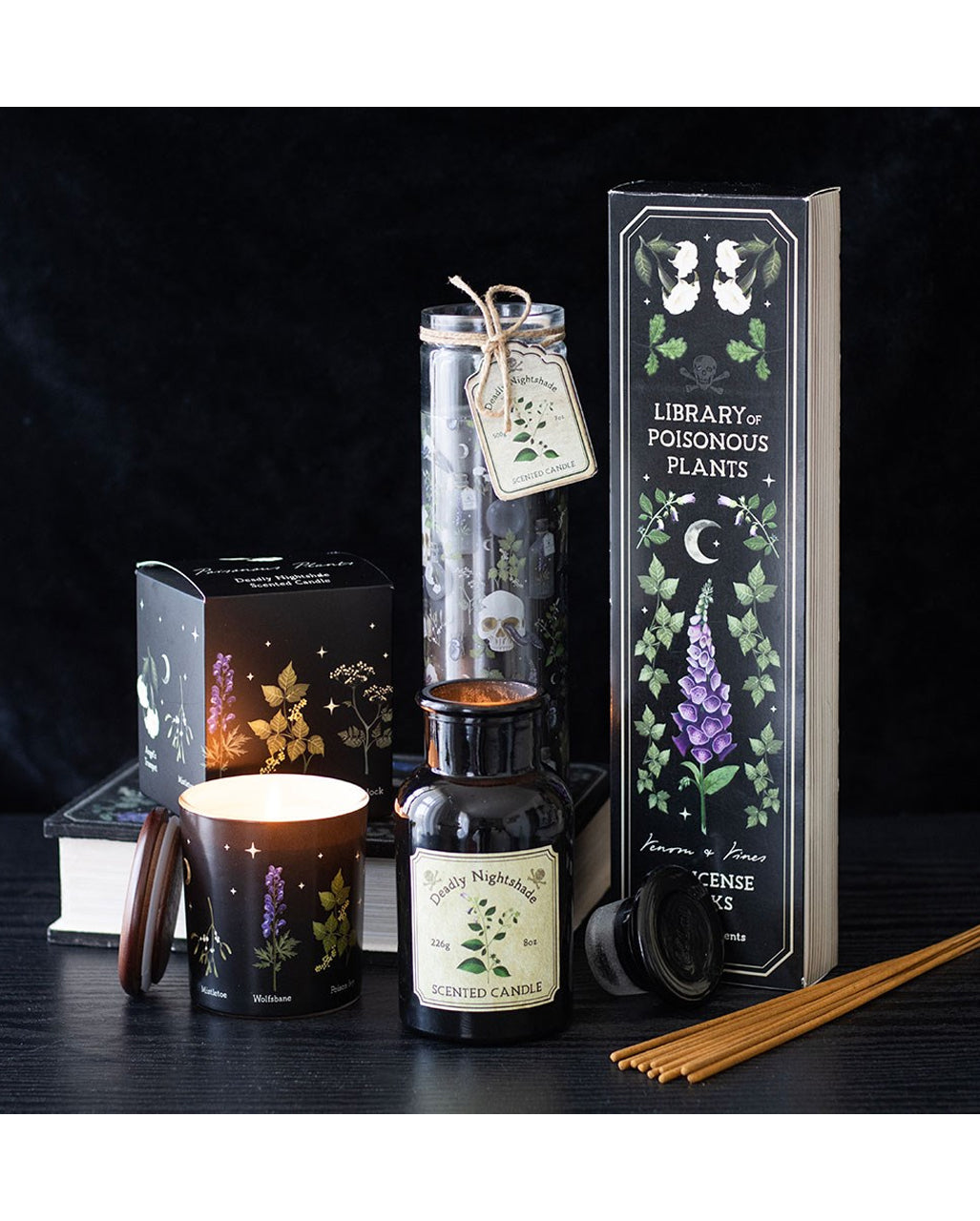 80 St. „Giftpflanzen" Räucherstäbchen 4 Sorten
