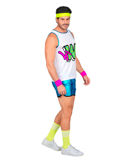 80s Aerobic Star Herren Kostüm