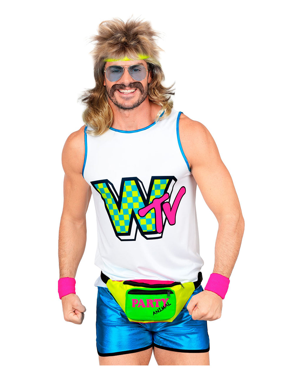 80s Aerobic Star Herren Kostüm
