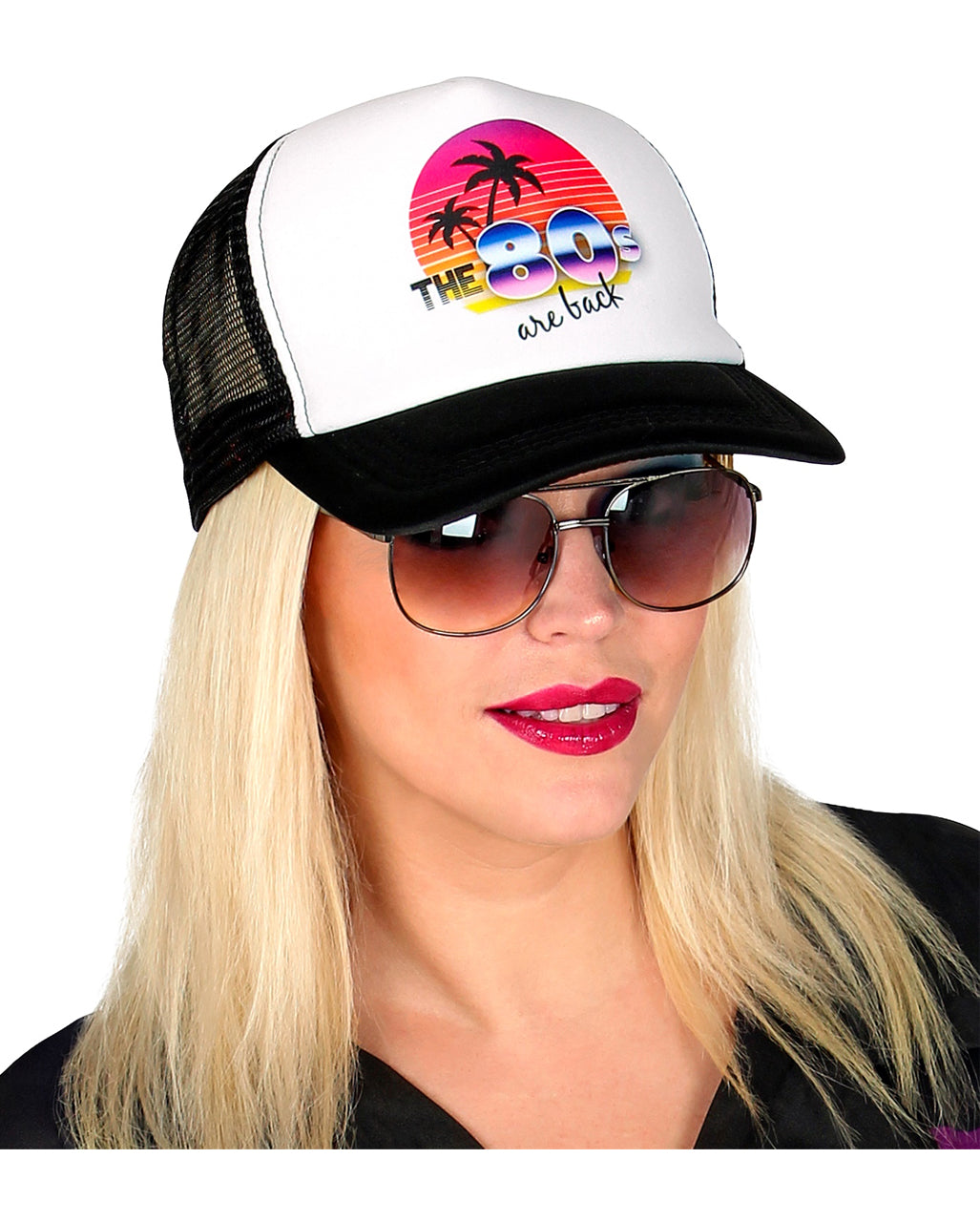 Kultige Kostüm Sonnenbrille im 80s Look