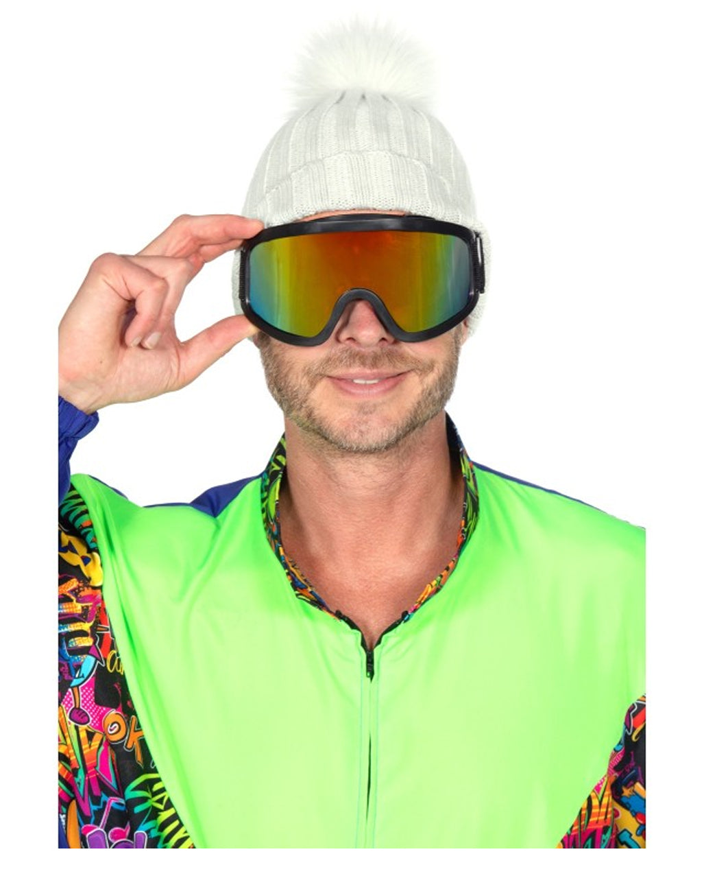 80´s Skibrille als Kostümaccessoire