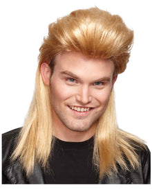 Vokuhila Perücke blond