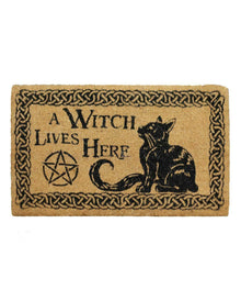 A Witch Lives Here Fußabstreifer