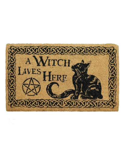 A Witch Lives Here Fußabstreifer