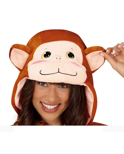 Affe Onesie Unisex Kostüm