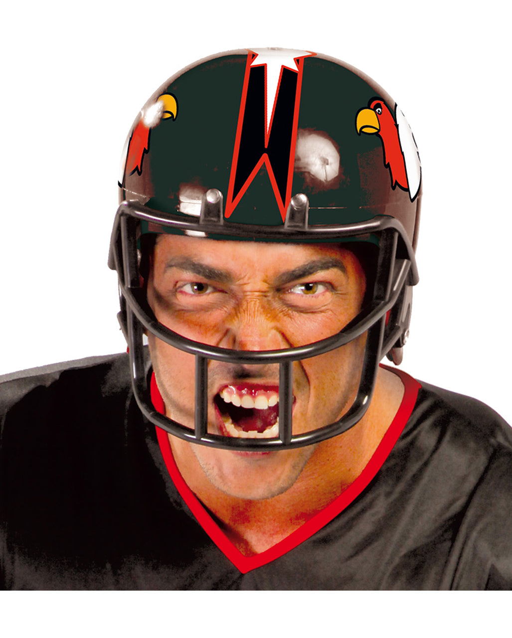 Schwarzer American Football Helm