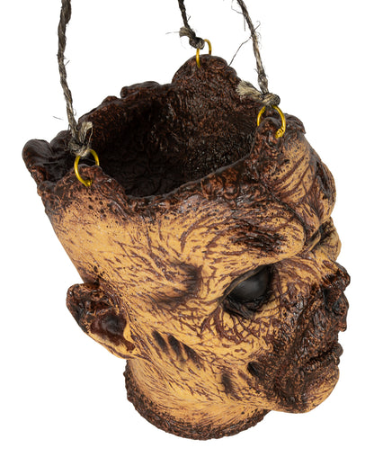An Schädeldecke aufgehängter Folterkopf 25cm
