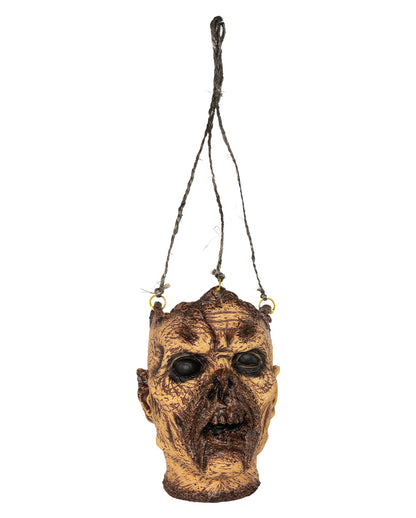 An Schädeldecke aufgehängter Folterkopf 25cm