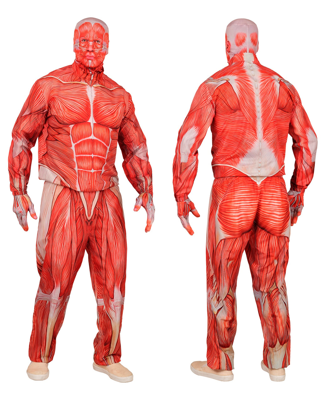 Anatomy Schnellkostüm mit Maske & Handschuhe