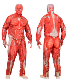Anatomy Schnellkostüm mit Maske & Handschuhe