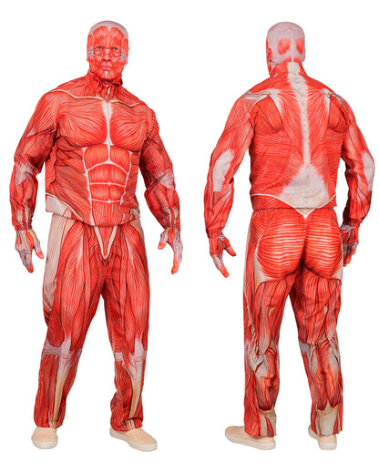 Anatomy Schnellkostüm mit Maske & Handschuhe