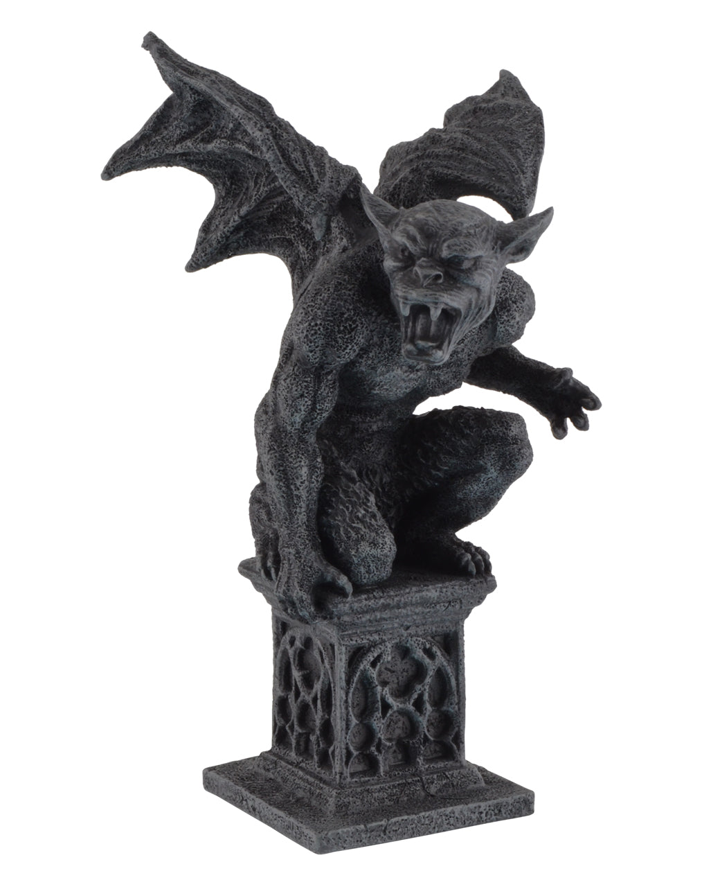 Angriffslustiger Gothic Gargoyle mit gefletschten Zähnen 18cm