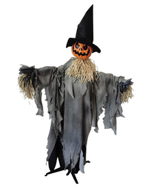 Schwankende Kürbis Vogelscheuche Standfigur 180cm