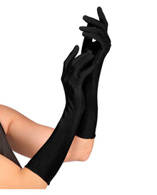 Geschmeidige Schwarze Handschuhe 40cm