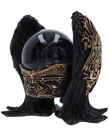 Gotische Baphomet Schneekugel 22,5cm