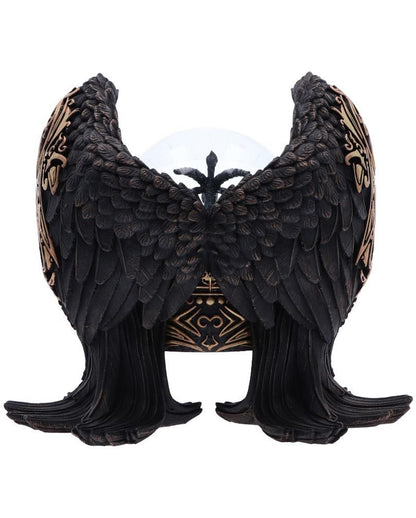 Gotische Baphomet Schneekugel 22,5cm