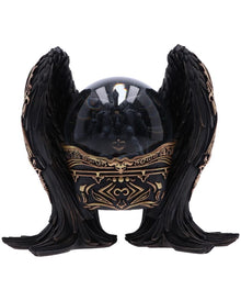 Gotische Baphomet Schneekugel 22,5cm