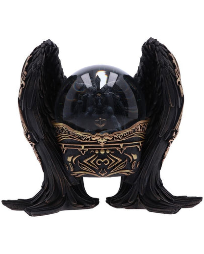Gotische Baphomet Schneekugel 22,5cm