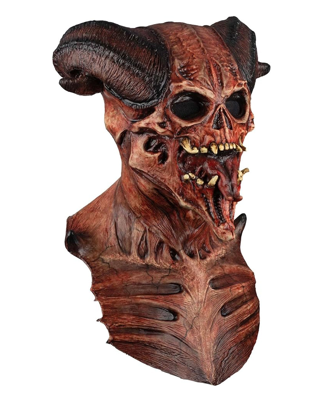 Astaroth Teufels Maske mit Brustpanzer
