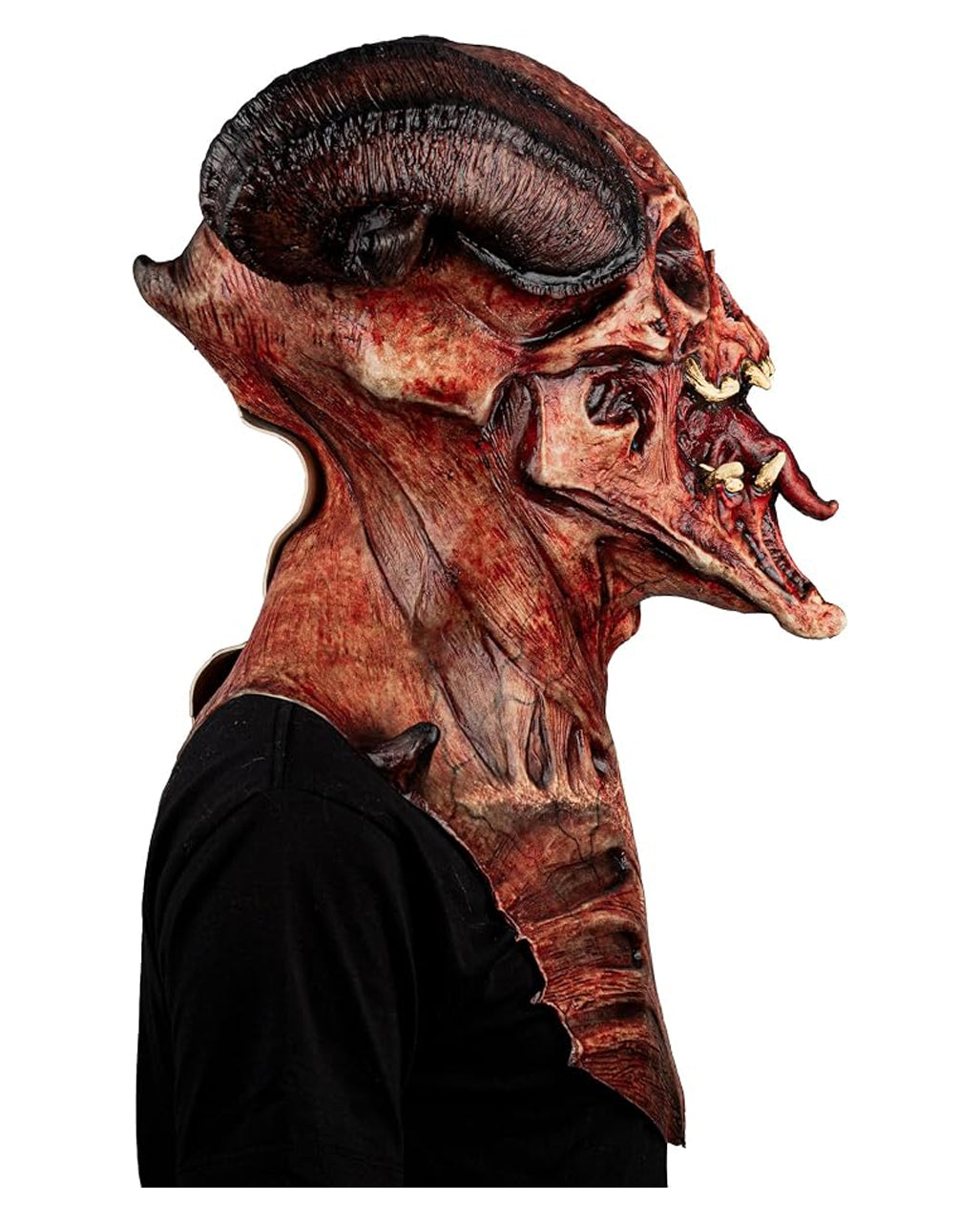 Astaroth Teufels Maske mit Brustpanzer