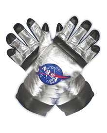 Silberne Astronauten Handschuhe