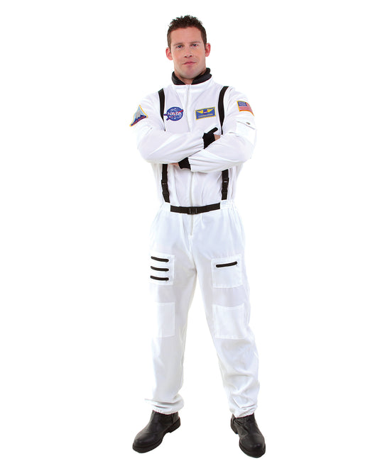 Weißer Raumfahrer Kostüm-Overall