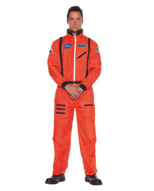Oranger Raumfahrer Kostüm-Overall