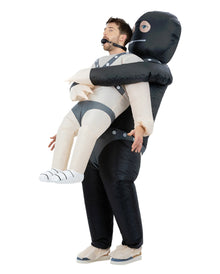 Aufblasbarer Gimp Kidnap Herren Kostüm Anzug