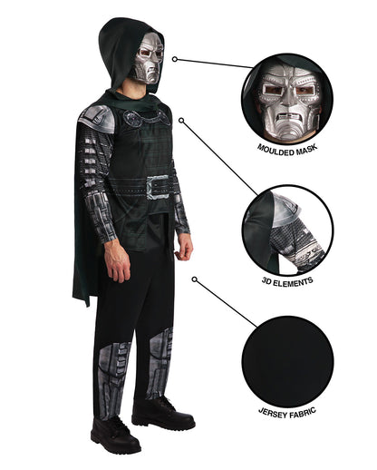 Avengers Doomsday Dr Doom Deluxe Kostüm für Herren