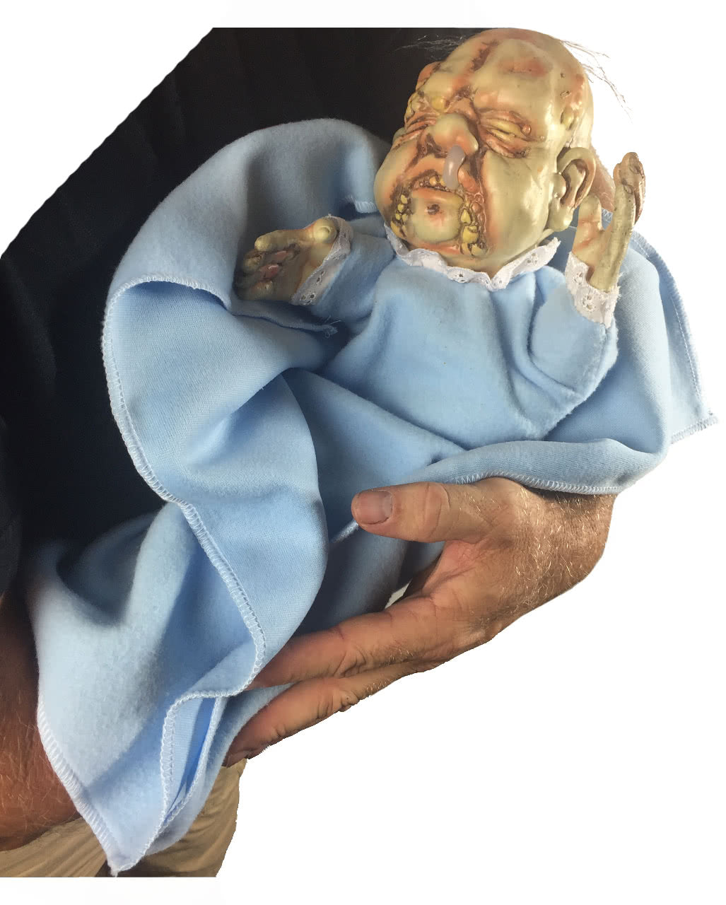 Zombie Baby Handpuppe