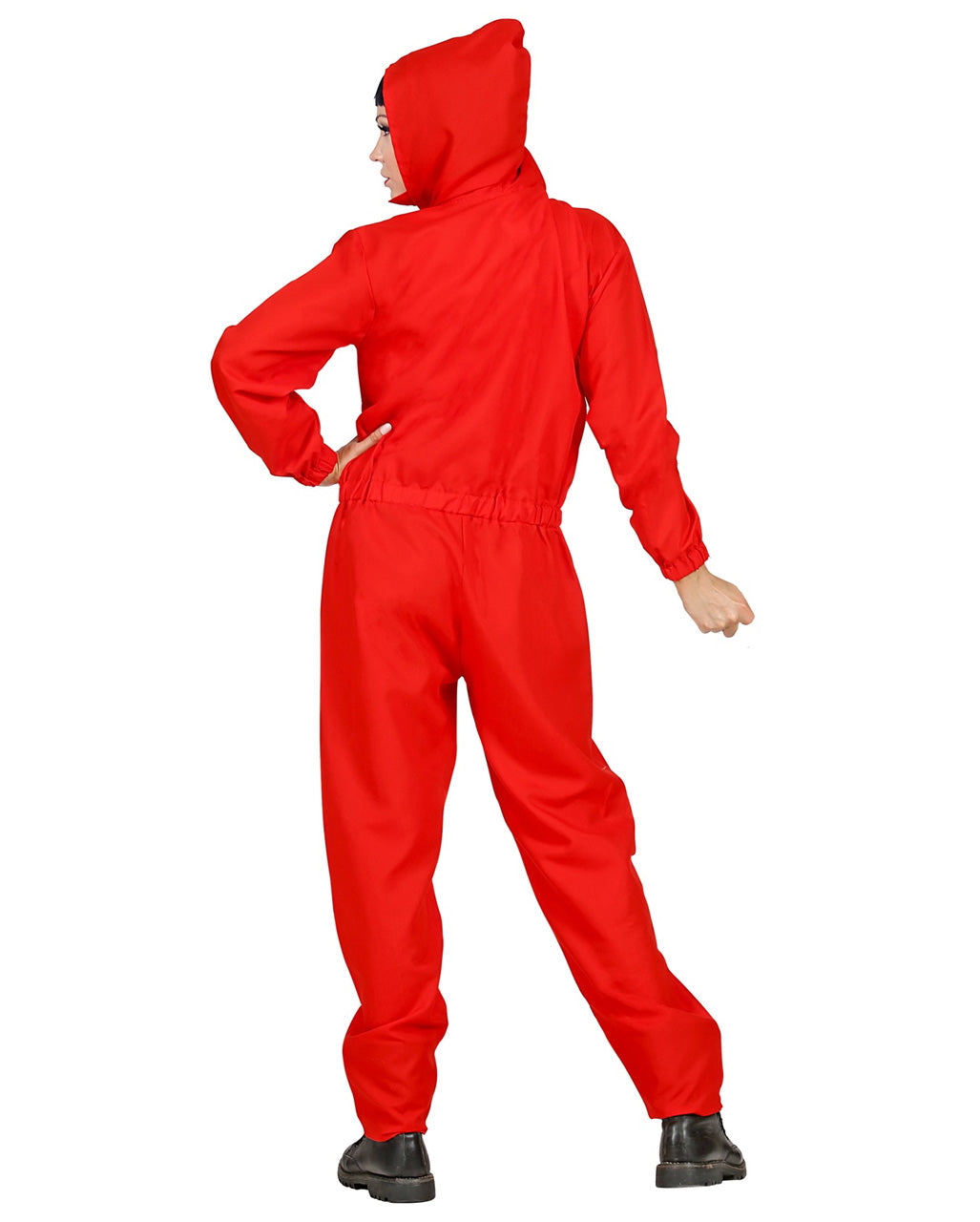 Bankräuber Kostüm Overall Rot Unisex