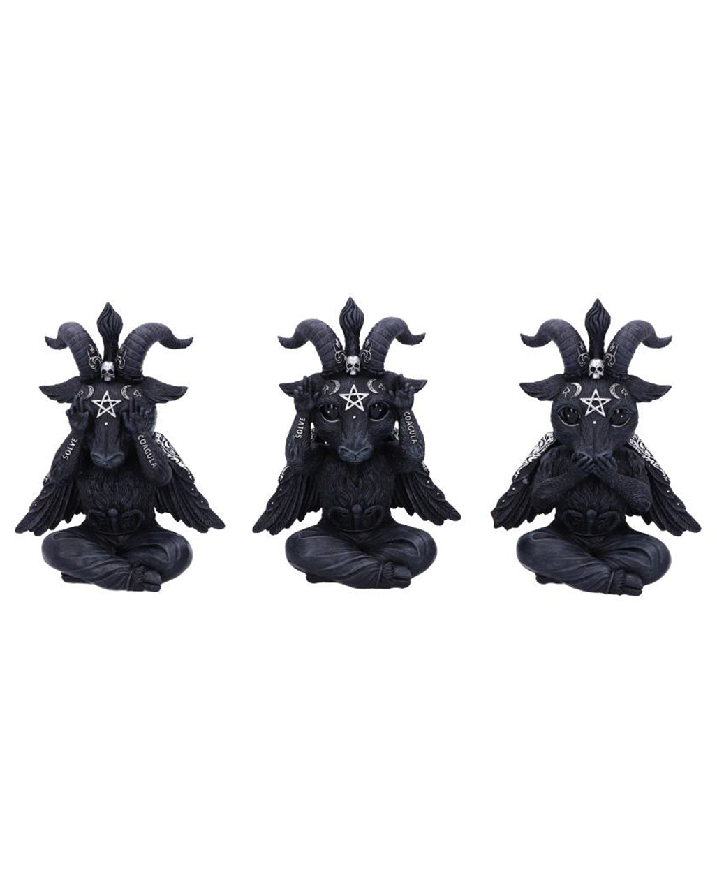 Drei Weise Baphoboo Figuren 3-er Set 13,4cm
