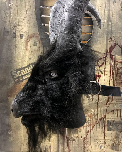 Baphomaniac Ziegenbock Maske mit Hörner