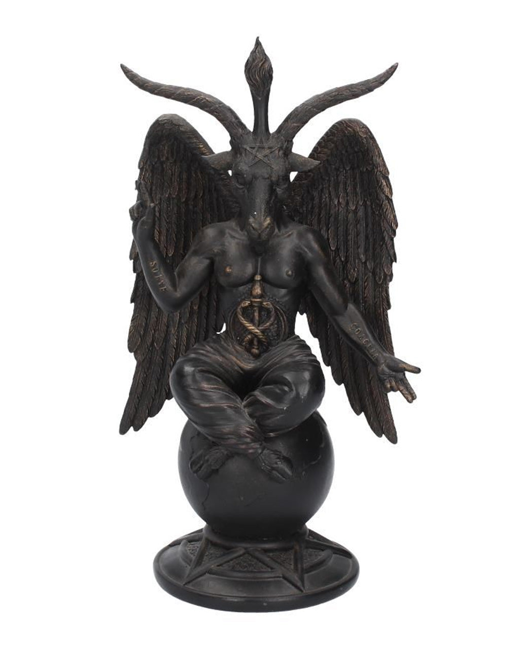 Baphomet Antik Figur mit Ornamente