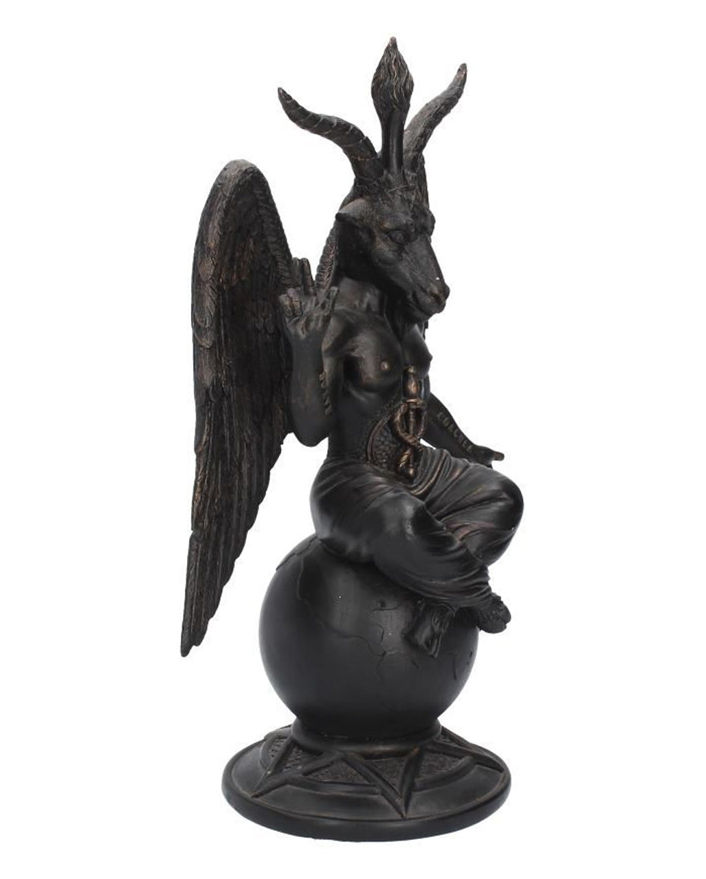 Baphomet Antik Figur mit Ornamente