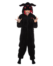 KILLSTAR Baphomet Onesie mit Mütze