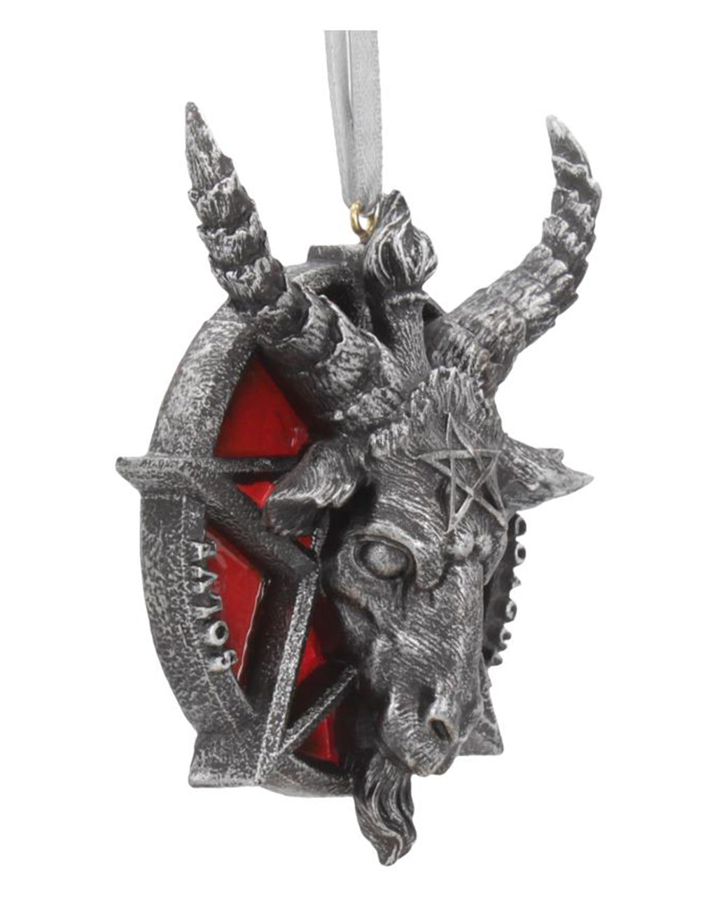 Baphomet Christbaumkugel 9,5cm