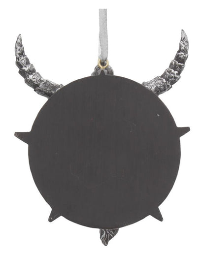Baphomet Christbaumkugel 9,5cm