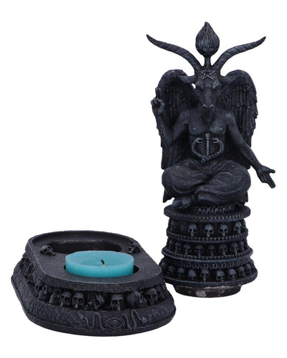 Baphomet's Hingabe Teelicht Halter 17cm